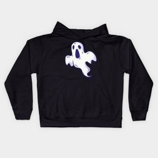 screaming creepy ghost Kids Hoodie